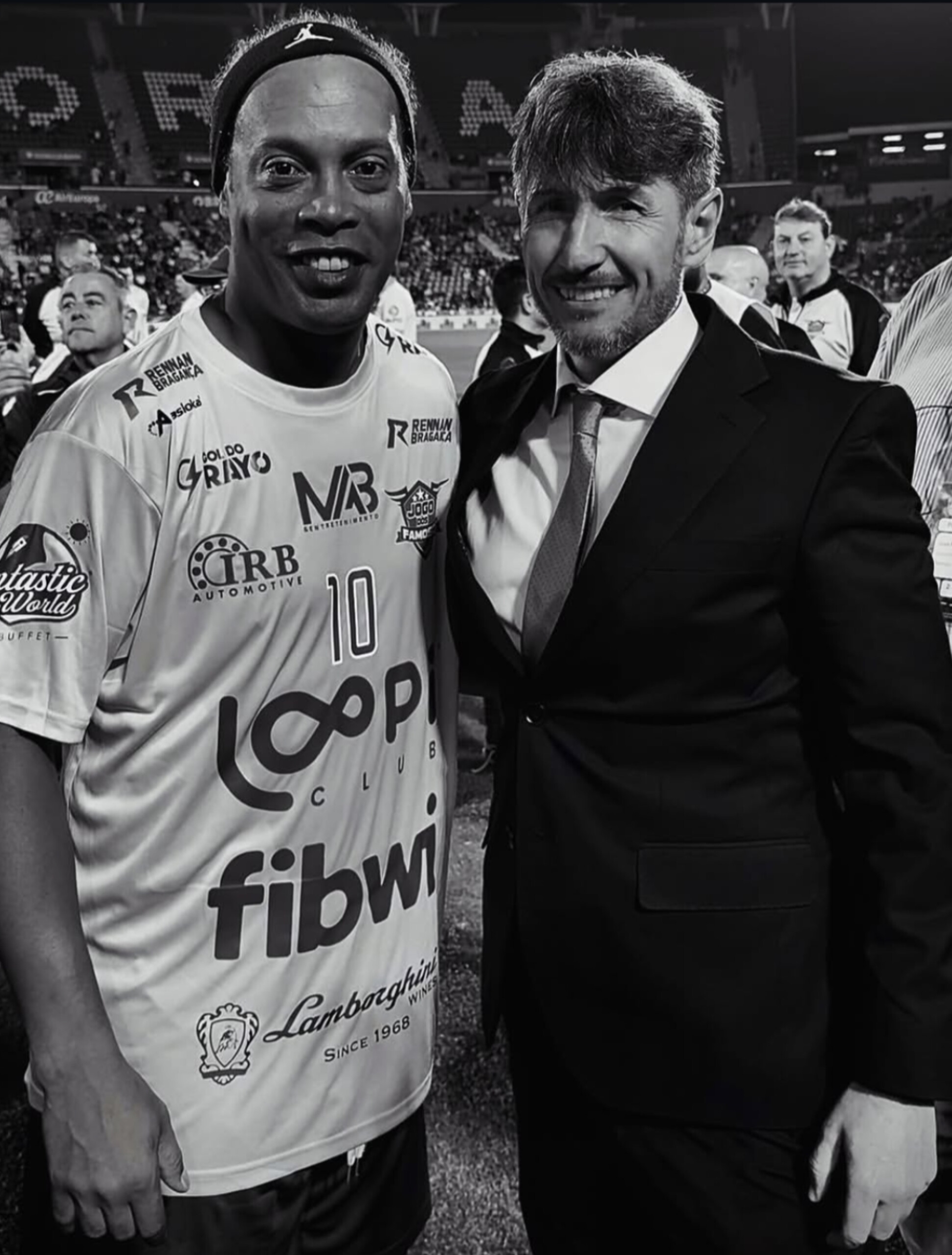 Roberto Gayoso en evento deportivo